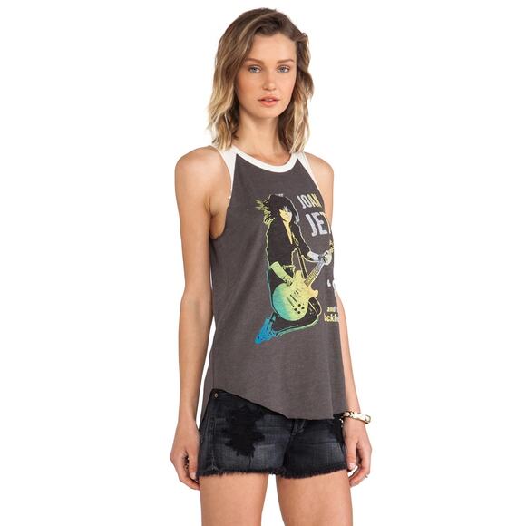 JOAN JETT & THE BLACKHEARTS AUGUST '81 RAGLAN TANK JUNK FOOD S NEVER WORN - Picture 9 of 9